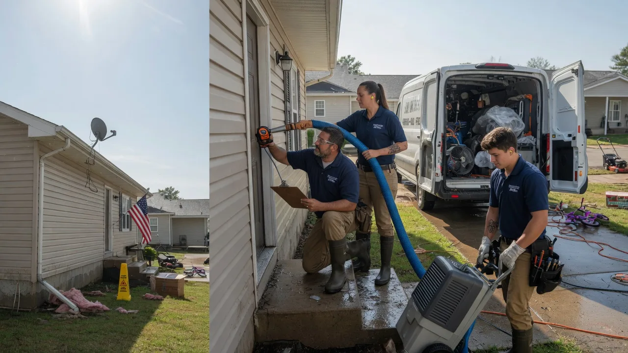 Ceiling Water Damage Restoration in Hadley, NY near me